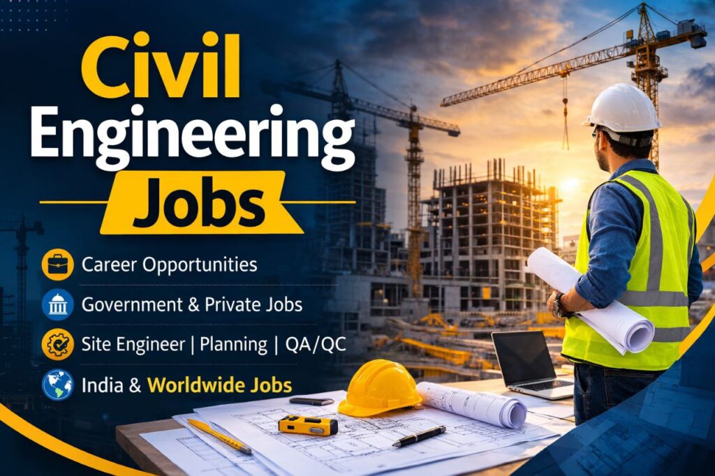 Civil Engineering Jobs – Career Guide, Roles & Opportunities