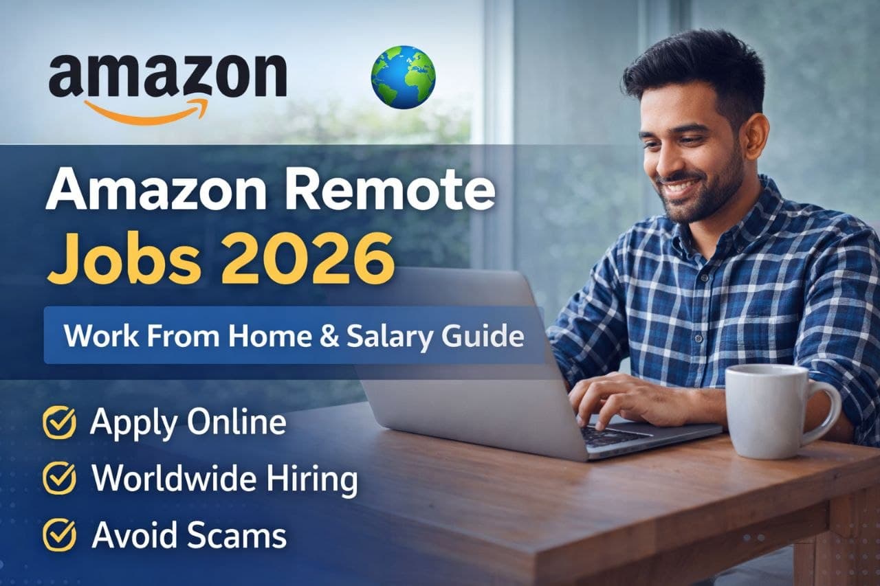 Amazon remote jobs 2026 work from home guide with salary and online application details