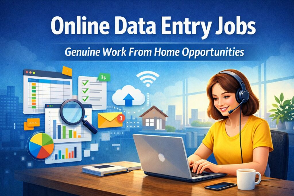 online data entry jobs for beginners work from home